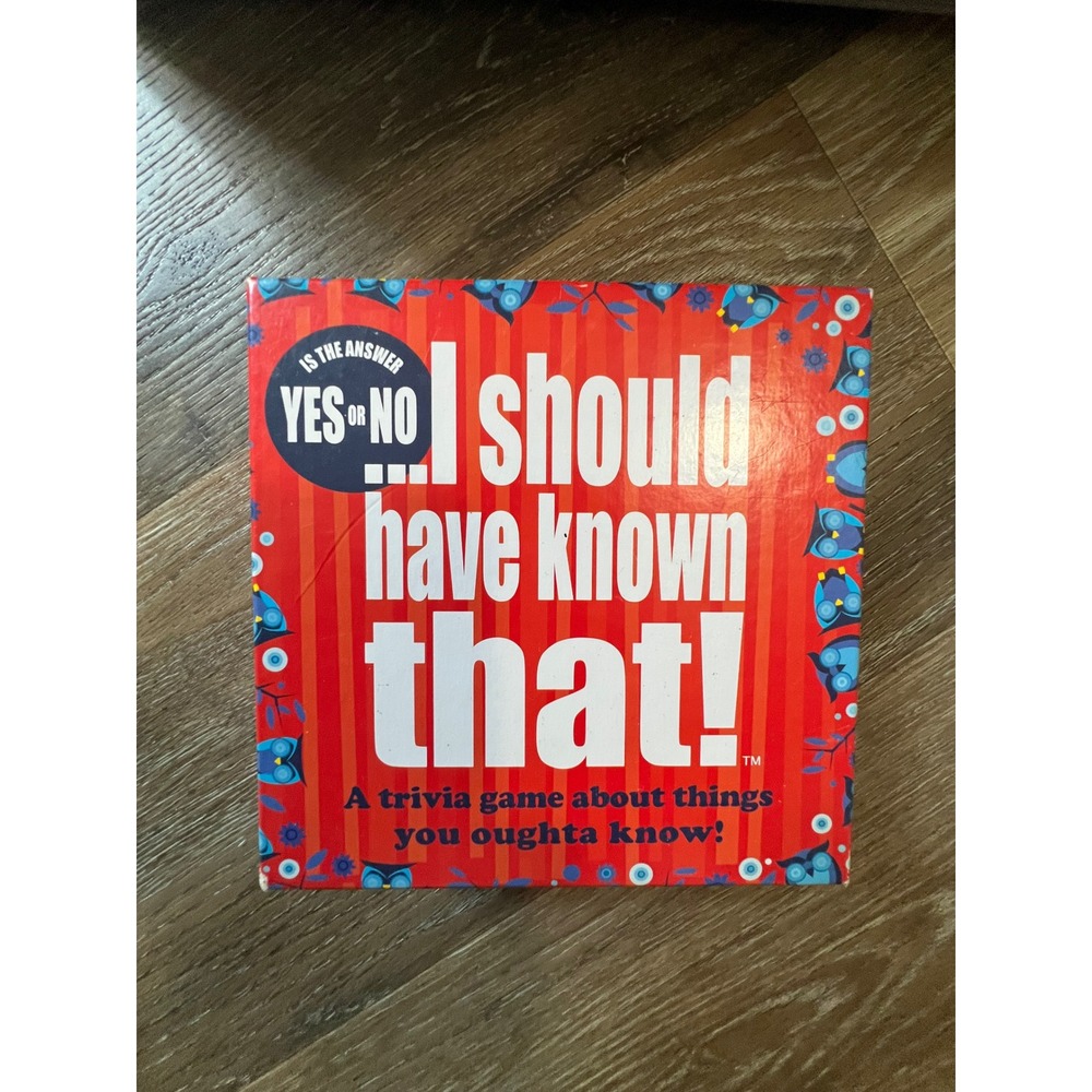 Hygge Games I Should Have Known That Trivia Game Unisex OS Red Yes No Card Game